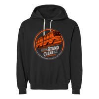 Monorail Please Stand Clear Of The D.O.O.R.S English Spanish Garment-Dyed Fleece Hoodie