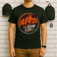 Monorail Please Stand Clear Of The D.O.O.R.S English Spanish T-Shirt