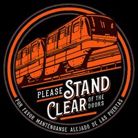 Monorail Please Stand Clear Of The D.O.O.R.S English Spanish 7-Panel Snapback Hat
