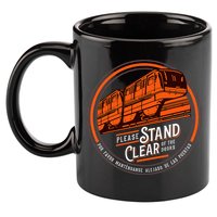 Monorail Please Stand Clear Of The D.O.O.R.S English Spanish 11oz C Handle Ceramic Mug
