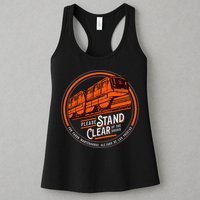 Monorail Please Stand Clear Of The D.O.O.R.S English Spanish Womens Tank Top
