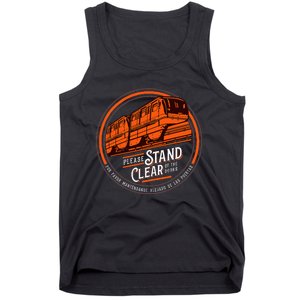 Monorail Please Stand Clear Of The D.O.O.R.S English Spanish Tank Top