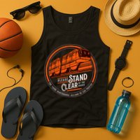 Monorail Please Stand Clear Of The D.O.O.R.S English Spanish Tank Top