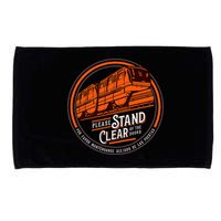 Monorail Please Stand Clear Of The D.O.O.R.S English Spanish Microfiber Hand Towel