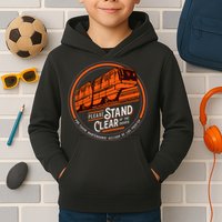 Monorail Please Stand Clear Of The D.O.O.R.S English Spanish Kids Hoodie