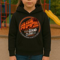 Monorail Please Stand Clear Of The D.O.O.R.S English Spanish Kids Hoodie