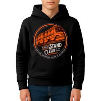 Monorail Please Stand Clear Of The D.O.O.R.S English Spanish Kids Hoodie