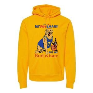 My Pet Smart But My Bud Wiser Premium Hoodie