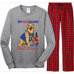 My Pet Smart But My Bud Wiser Long Sleeve Pajama Set