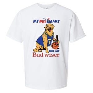 My Pet Smart But My Bud Wiser Sueded Cloud Jersey T-Shirt