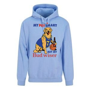 My Pet Smart But My Bud Wiser Unisex Surf Hoodie