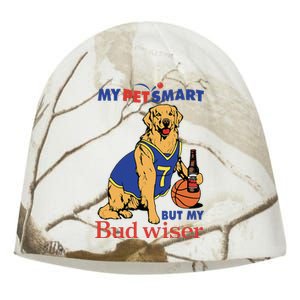 My Pet Smart But My Bud Wiser Kati - Camo Knit Beanie