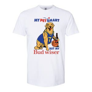 My Pet Smart But My Bud Wiser Softstyle CVC T-Shirt