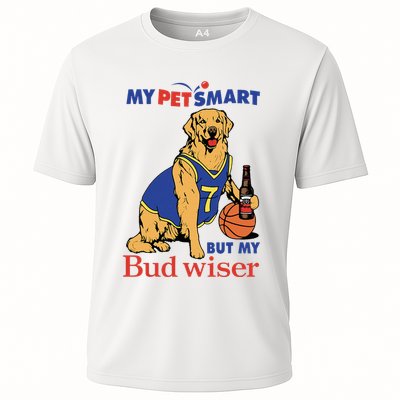 My Pet Smart But My Bud Wiser Cooling Performance Crew T-Shirt