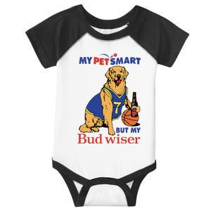 My Pet Smart But My Bud Wiser Infant Baby Jersey Bodysuit