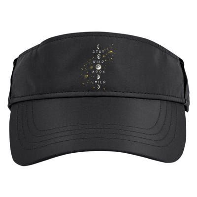 Moon Phase Stay Wild Moon Child Gift Idea Adult Drive Performance Visor