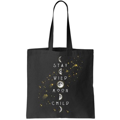 Moon Phase Stay Wild Moon Child Gift Idea Bag