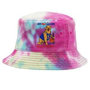 My Pet Smart But My Bud Wiser Tie-Dyed Bucket Hat