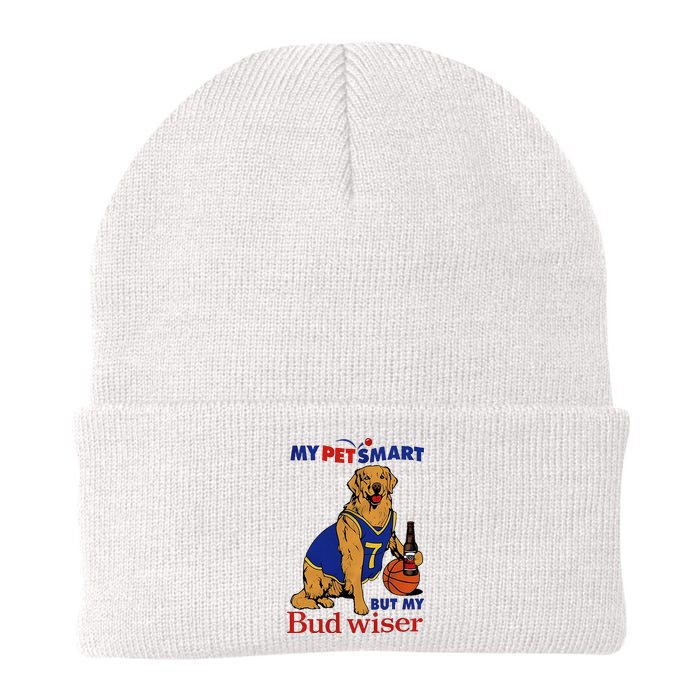 My Pet Smart But My Bud Wiser Knit Cap Winter Beanie