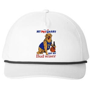 My Pet Smart But My Bud Wiser Snapback Five-Panel Rope Hat