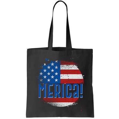 Merica Paint Splatter American USA Flag Bag