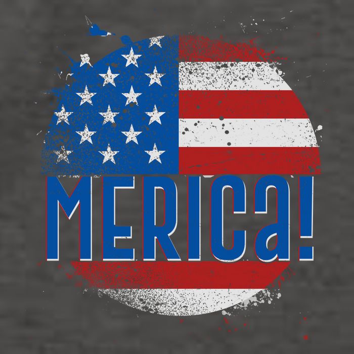 Merica Paint Splatter American USA Flag Vector Backpack