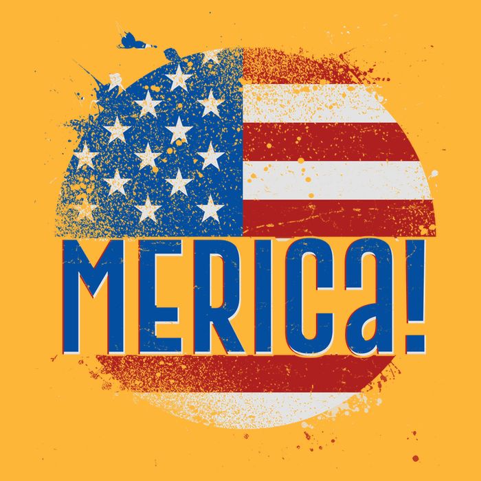 Merica Paint Splatter American USA Flag Long Sleeve Shirt