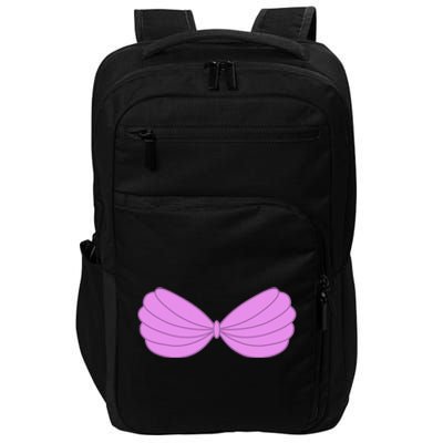 Mermaid Purple Seashell Bra Summer Halloween Love Impact Tech Backpack