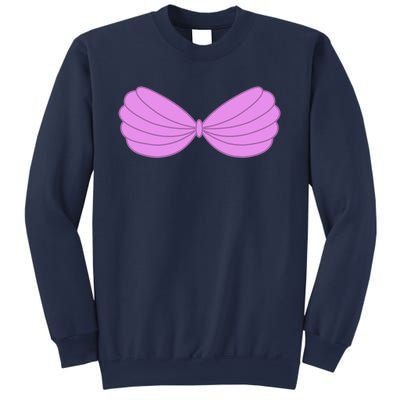 Mermaid Purple Seashell Bra Summer Halloween Love Sweatshirt