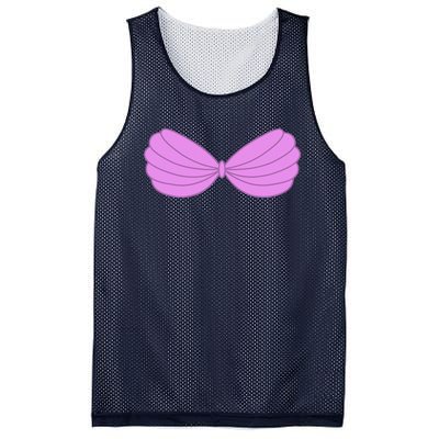 Mermaid Purple Seashell Bra Summer Halloween Love Mesh Reversible Basketball Jersey Tank