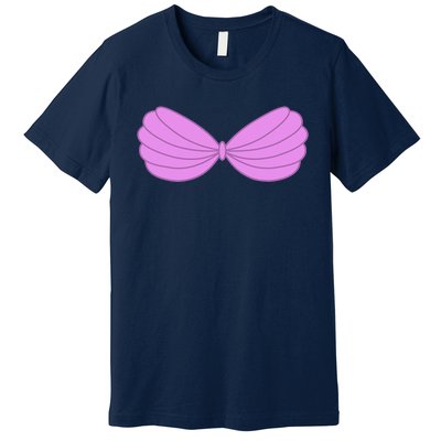 Mermaid Purple Seashell Bra Summer Halloween Love Premium T-Shirt