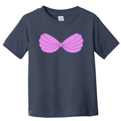 Mermaid Purple Seashell Bra Summer Halloween Love Toddler T-Shirt