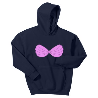 Mermaid Purple Seashell Bra Summer Halloween Love Kids Hoodie