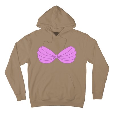 Mermaid Purple Seashell Bra Summer Halloween Love Hoodie