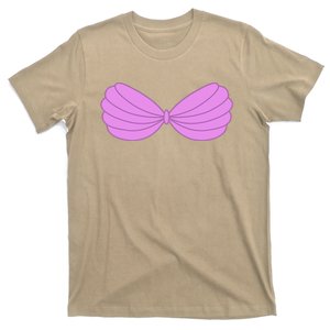 Mermaid Purple Seashell Bra Summer Halloween Love T-Shirt