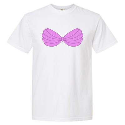 Mermaid Purple Seashell Bra Summer Halloween Love Garment-Dyed Heavyweight T-Shirt