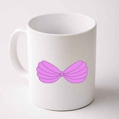 Mermaid Purple Seashell Bra Summer Halloween Love Coffee Mug