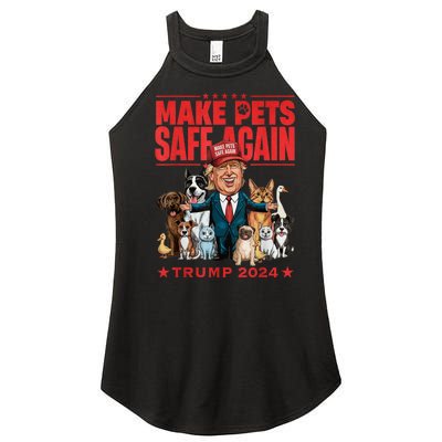 Make Pets Safe Again Trump 2024 Save Our Pets Women’s Perfect Tri Rocker Tank