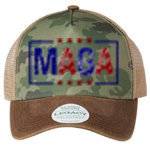 Maga Pocket Size Print Front And Back Legacy Tie Dye Trucker Hat