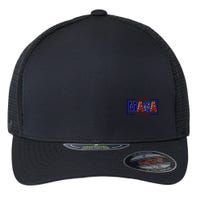 Maga Pocket Size Print Front And Back Flexfit Unipanel Trucker Cap