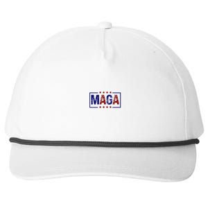 Maga Pocket Size Print Front And Back Snapback Five-Panel Rope Hat