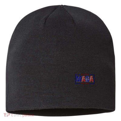 Maga Pocket Size Print Front And Back Sustainable Beanie
