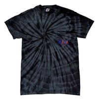 Maga Pocket Size Print Front And Back Tie-Dye T-Shirt