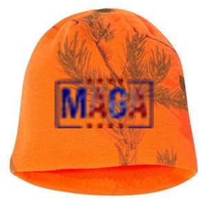 Maga Pocket Size Print Front And Back Kati - Camo Knit Beanie