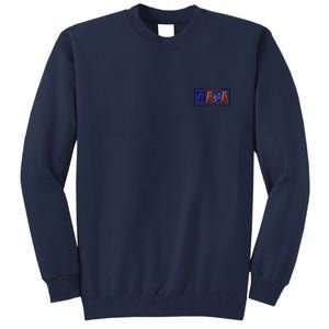 Maga Pocket Size Print Front And Back Tall Sweatshirt