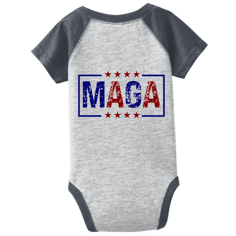 Maga Pocket Size Print Front And Back Infant Baby Jersey Bodysuit