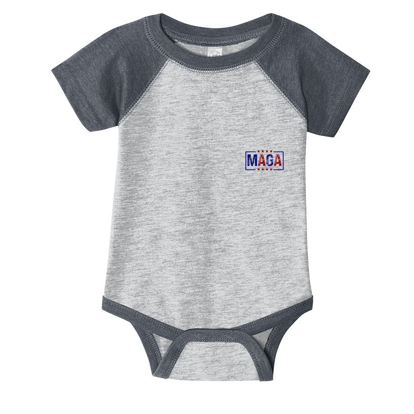 Maga Pocket Size Print Front And Back Infant Baby Jersey Bodysuit