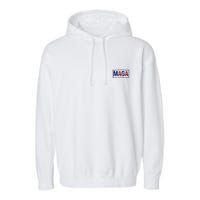 Maga Pocket Size Print Front And Back Garment-Dyed Fleece Hoodie