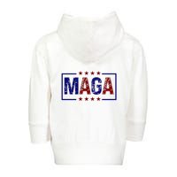 Maga Pocket Size Print Front And Back Toddler Zip Fleece Hoodie