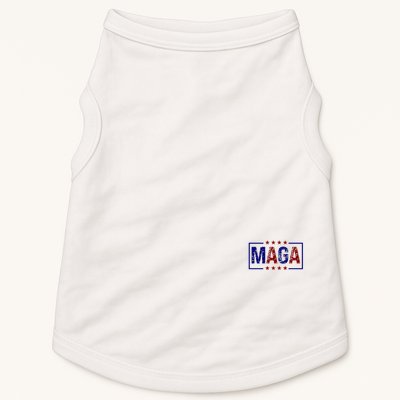 Maga Pocket Size Print Front And Back Doggie Tank